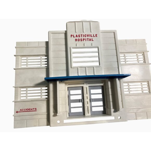 Plasticville U.S.A. Hospital Kit Model Building For Train Set Vintage - Picture 6 of 14